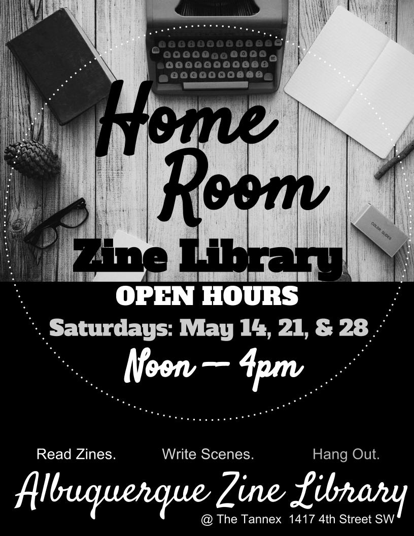 Zine Library Hours